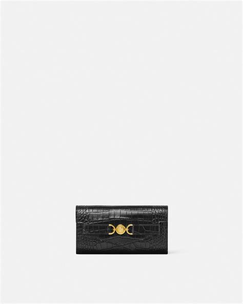 versace medusa long wallet|Medusa '95 Long Wallet Black,Gold .